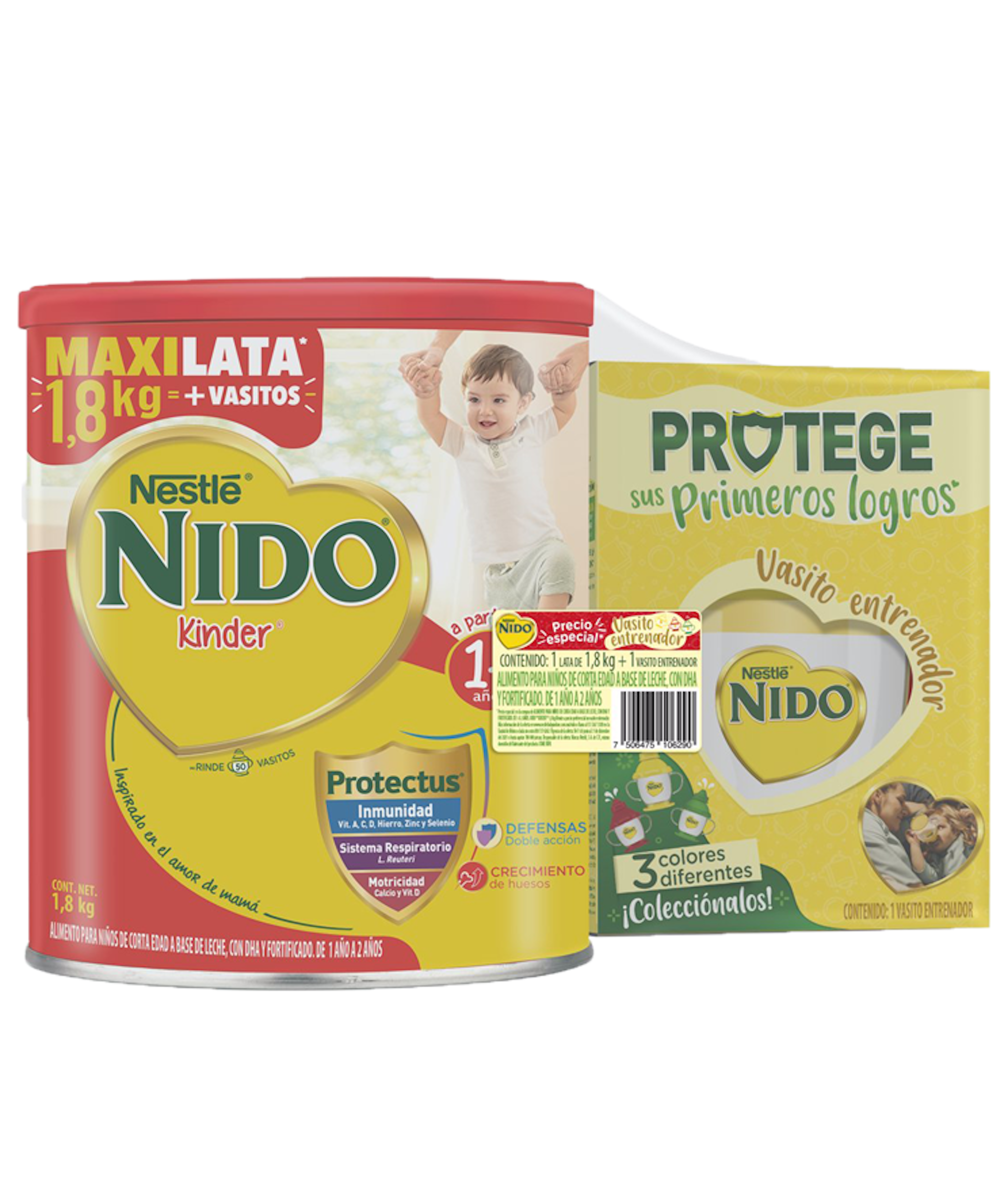NIDO KINDER + Vasito 1.8 kg
