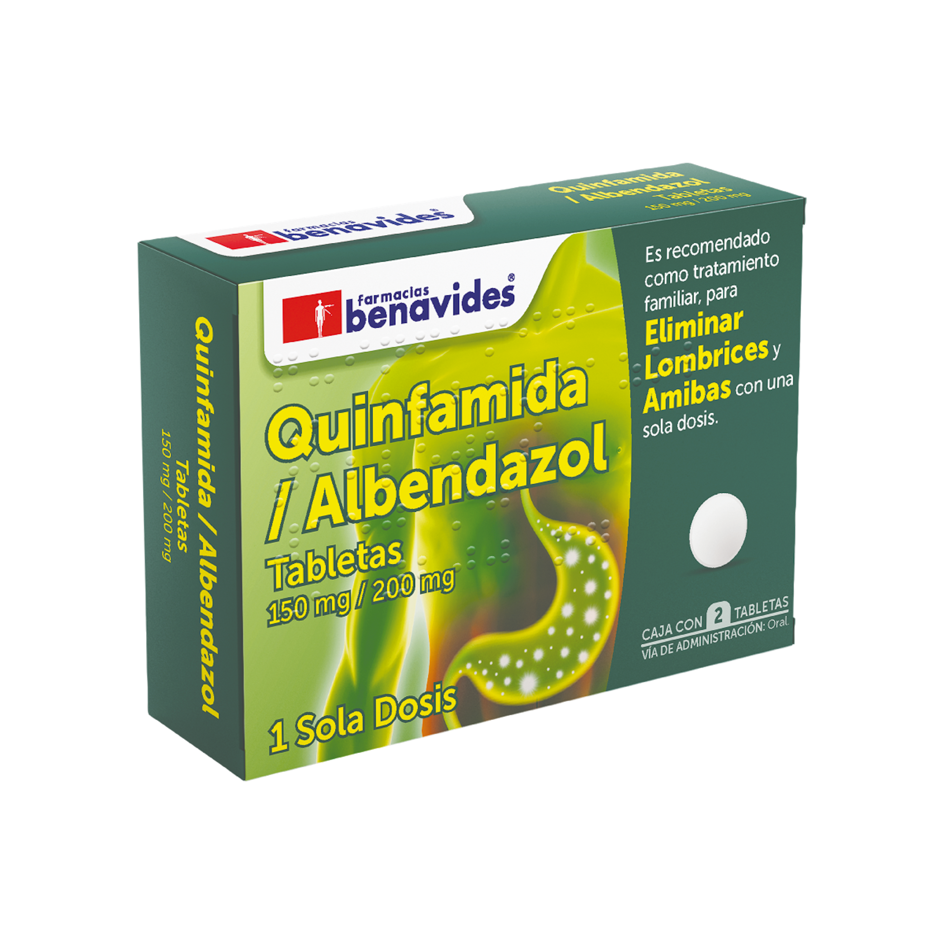 Quinfamida Albendazol