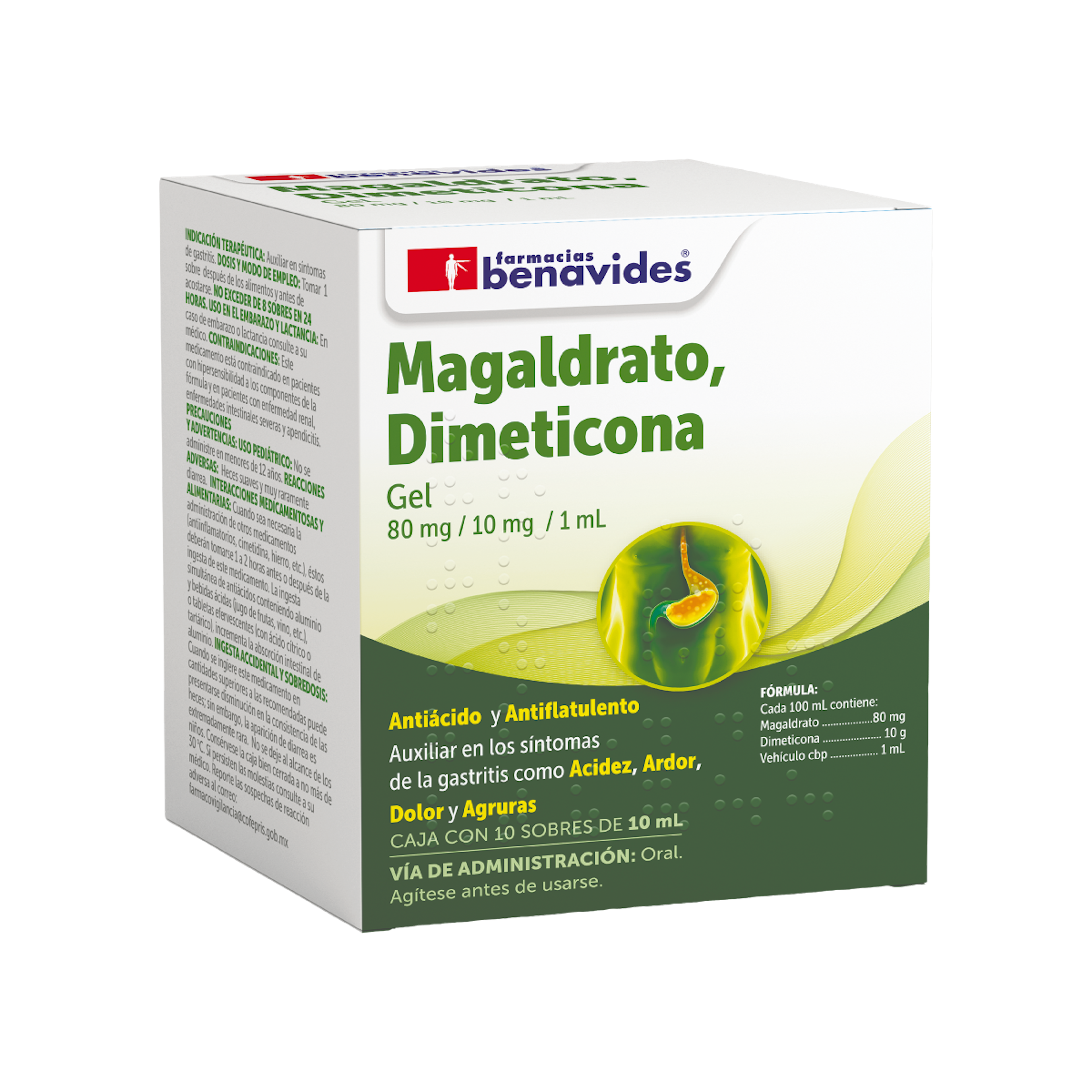 Magaldrato/Dimeticona Gel