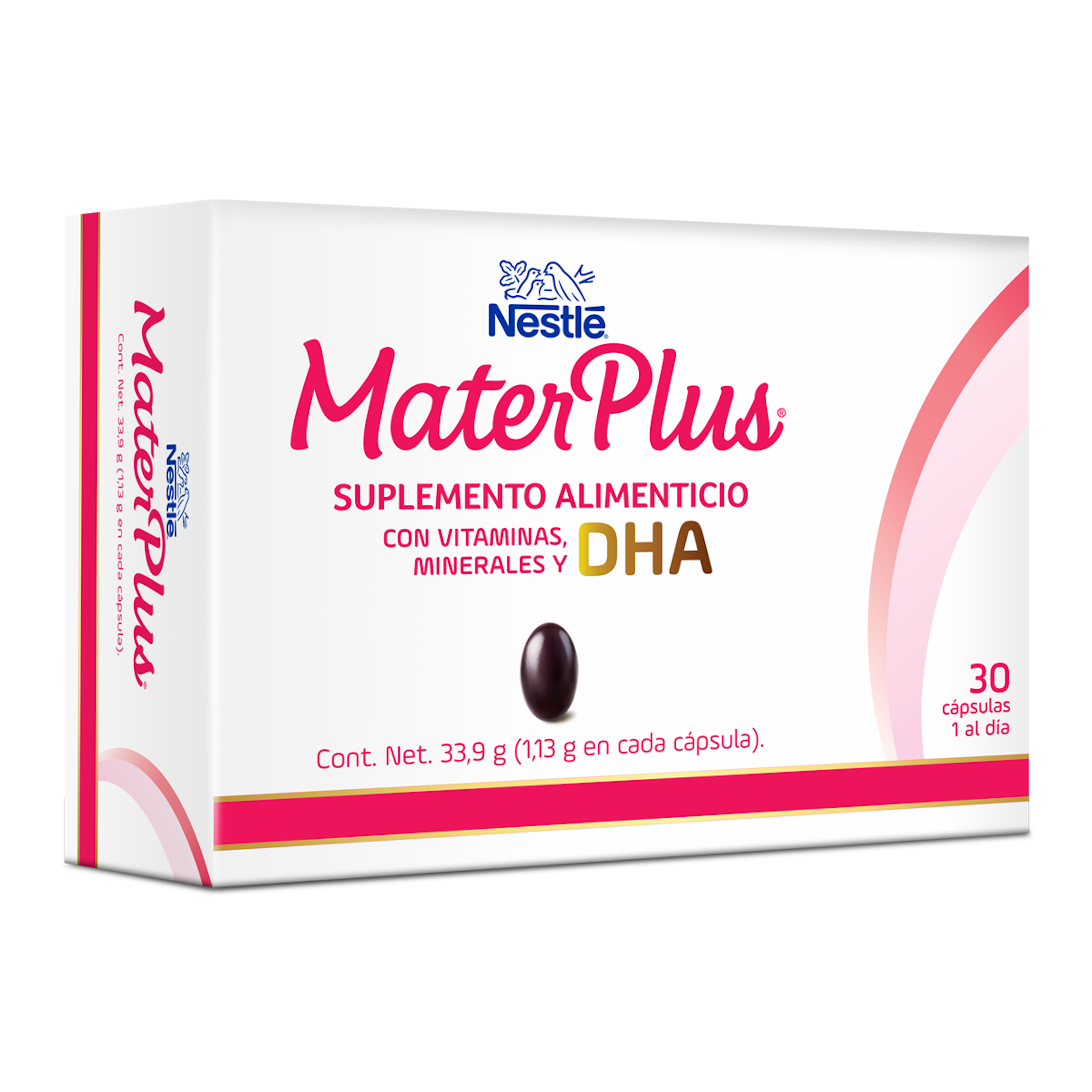 Nestlé MaterPlus Suplemento Alimenticio con DHA